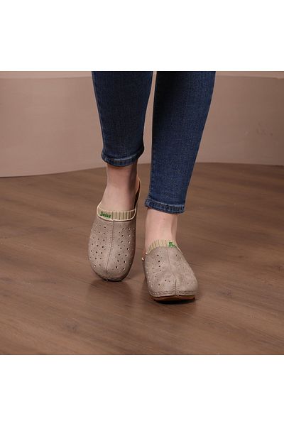 Fatex Beige Sabo Doctor Nurse Slippers