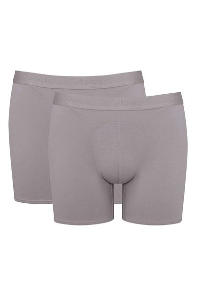SLOGGI Herren Boxershorts, 2er-Pack – „Ever Soft Short“, Modal, einfarbig