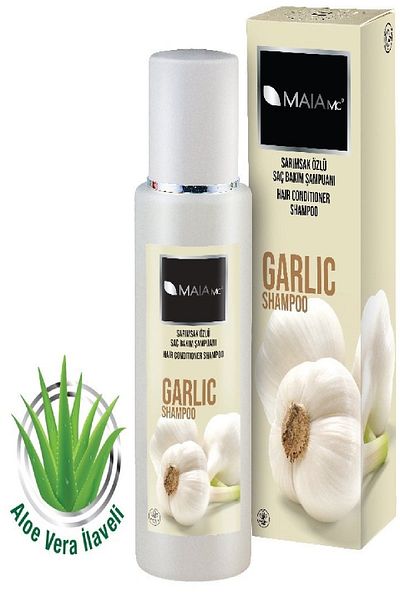 Maia mc 400ml x 2 Pieces Garlic Essence Hair Care Shampoo - Strengthening Hair Roots