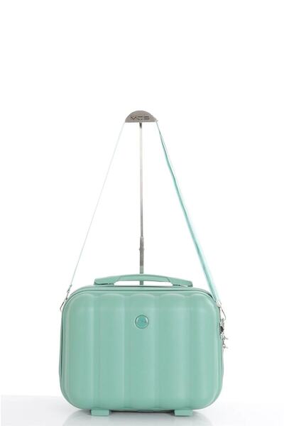 MÇS V305-m Abs Kasa Makyaj El Çantası Su Yeşili