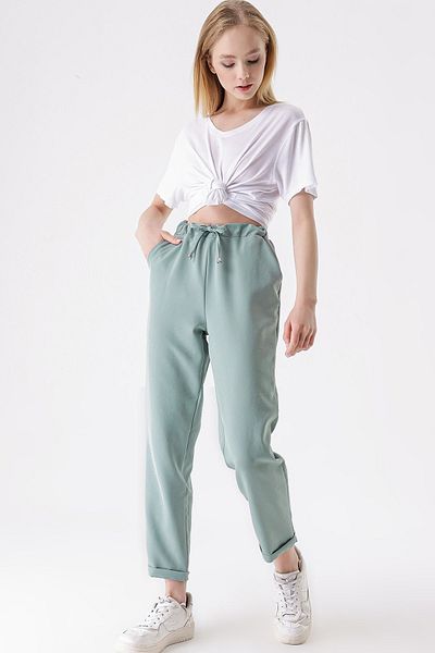 HAKKE Layered Rope Lace Trousers