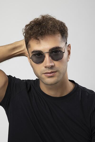 Polo55 Round Metal Erkek Güneş Gözlüğü