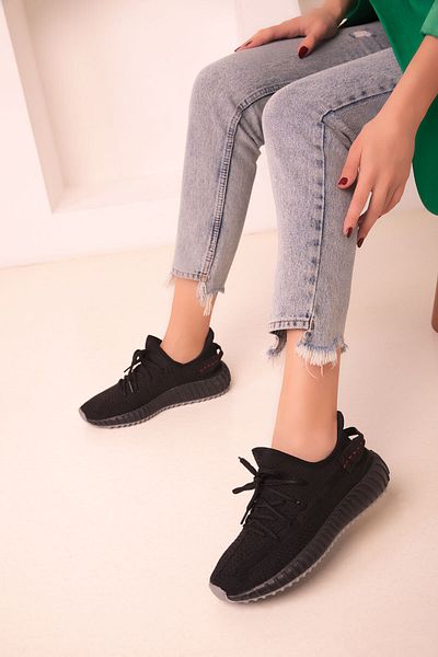 SOHO Black-Black Women's Sneakers 18192