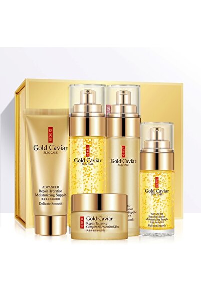 JOMTAM Altın Ve Havyarlı 5'li Gençleştirici Advanced Repair Anti-age Cilt Bakım Seti