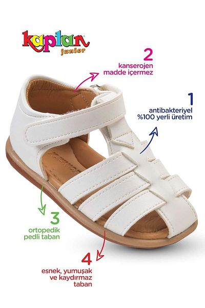 KAPTAN JUNIOR Baby Boy Shoes Ilkadım Ortopedik Imle 300