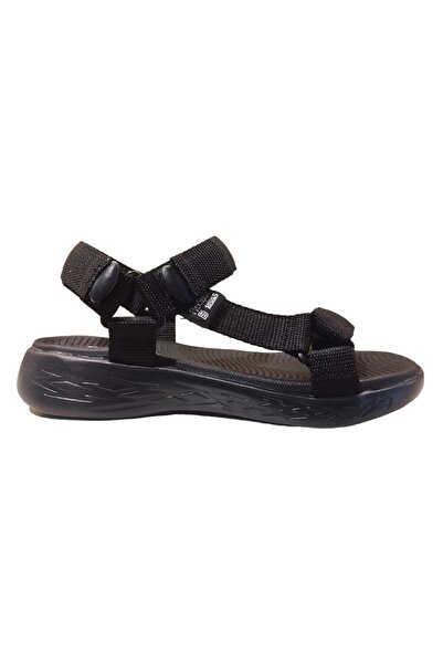 MARİNE SHOES Sandale ortopedice negre cu velcro 144-100