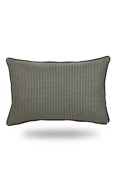 conthes Brown-white Patterned Woven Throw Pillow Cover