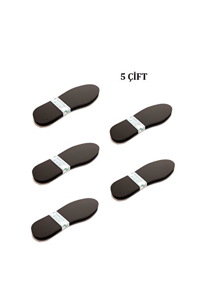 Rasim Uyar 5 Çift Siyah 3 Katmanlı Patik Tabanı - Hazır Delikli Örgü Tabanlı ...