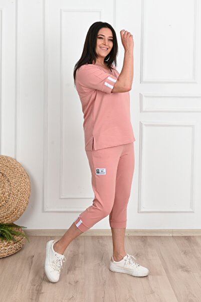 Koza Butik Γυναικείο κολάν μεγάλου μεγέθους Σετ 3753-23