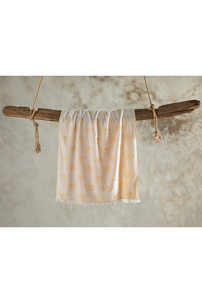 English Home Yellow Sunny Cotton Single Face 75x150 Prosop de plajă