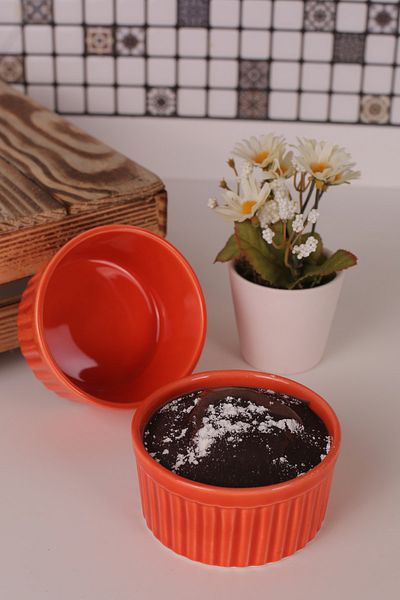ŞURA MUTFAK 2 Pcs Soufflé Dish Ovenware (10X5CM)