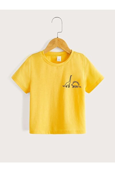 LePold Μπλουζάκι με στάμπα δεινοσαύρων για κορίτσι/αγόρι