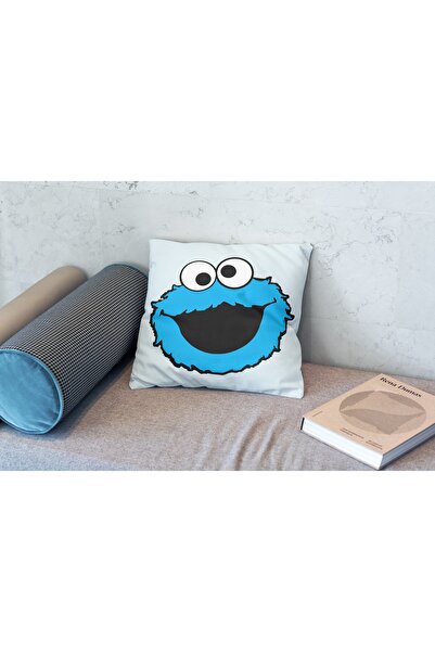 RUGSMODERN Кірлент 810 «Усміхнене обличчя» Багатоколірний чохол для подушки P...