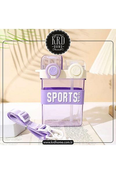 YzHome Luxury Colored Acrylic Hanging Water Bottle Sports Water Bottle Model 700ml