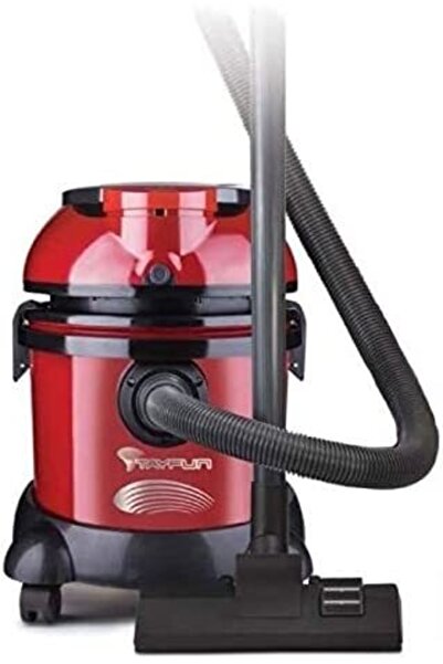 Peak Shine Tayfun Islak Kuru Süpürge, 2400 W, 10 L Hazne, Bez Filtre, Kırmızı...