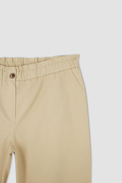 DeFacto Mom Fit Midi kalhoty ze 100% bavlny