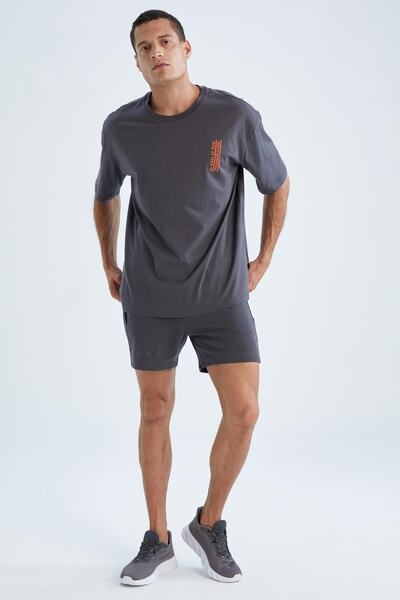 DeFacto Sportovní bavlněné šortky standardního střihu