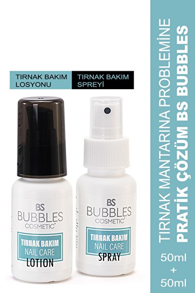 bs bubbles cosmetic Mantar Ve Tırnak Sorunları İçin Yardımcı Tırnak Bakımı Seti 50ml Unisex