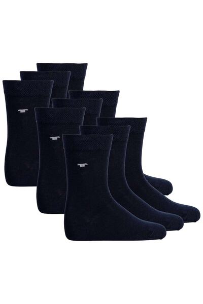 Tom Tailor Unisex Kinder Socken, 9er Pack - Strümpfe, Baumwolle, Logo, einfarbig