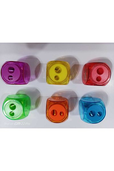 Mikro Large Chamber Pencil Sharpener with Double Opener and Lid (2pcs)