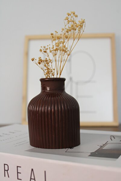 THE HB ATÖLYE Pampas Vazosu/desenli Vazo