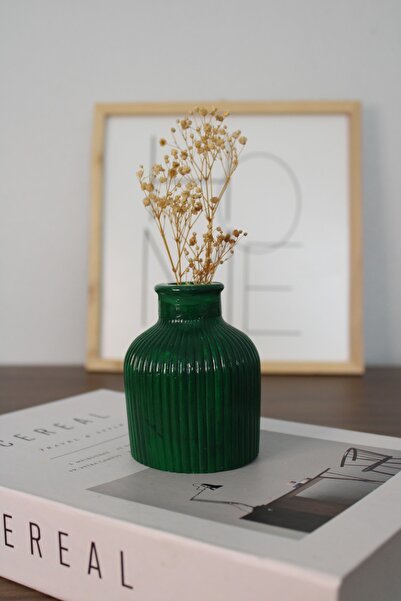 THE HB ATÖLYE Pampas Vazosu/desenli Vazo