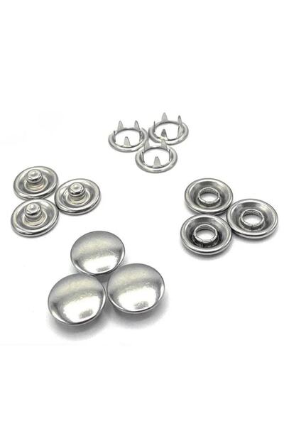 Celines Wonders 9,5 Mm Kapaklı Çıtçıt Seti, 10 Takım, Nikel (GÜMÜŞ) Renk, Çıt...