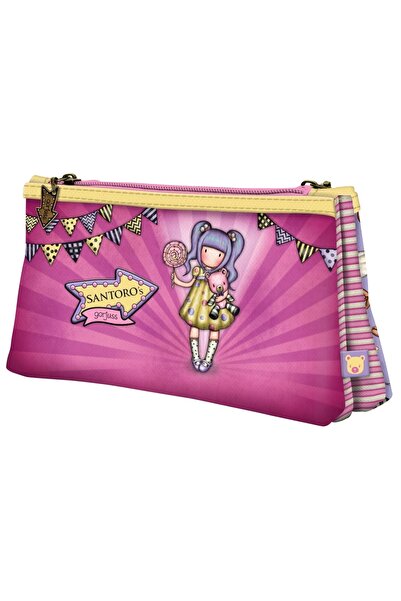 Santoro Londra Gorjuss Iki Fermuarlı Kalemlik