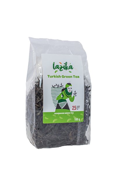 LAZİKA El Yapımı Yeşil Çay (100 Gr)-Katkısız,Doğal,El Yapımı,Antioksidan Kayn...