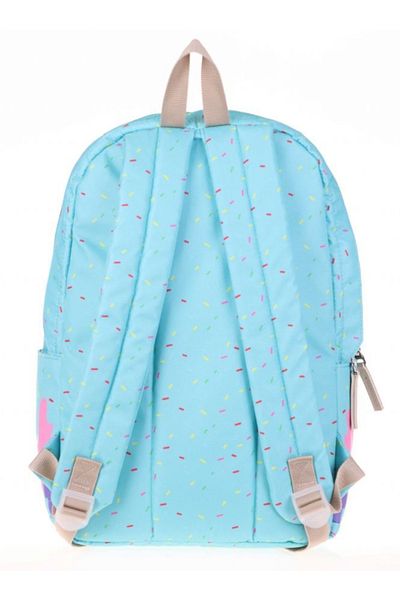 KAUKKO Layer Turquoise Pink School and Daily Backpack - Good Vibes - Girl