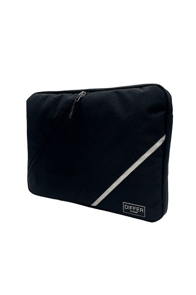 Differ Studio 13-14-15,6'' Inch Black-leather Detailed Unisex Laptop/Macbook/notebook Case/bag