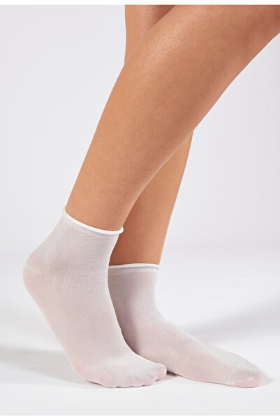Forwena Șosete pentru femei, fără cusături, din colecția White Glitter