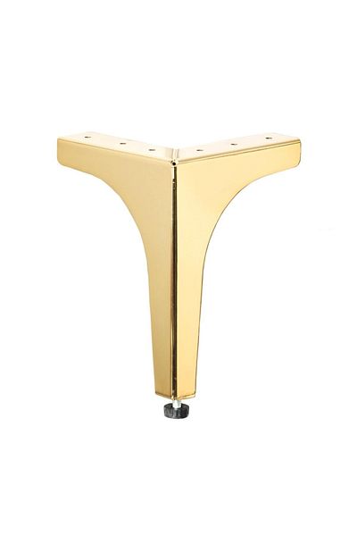 EYM Klas Foot Metal 17 Cm Aur Mobilier Picior Scaun