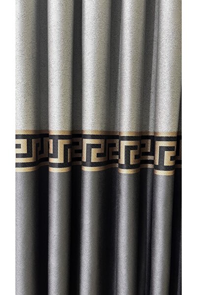 Fon Dünyası Panel Background Curtain Gray Anthracite (single Wing)