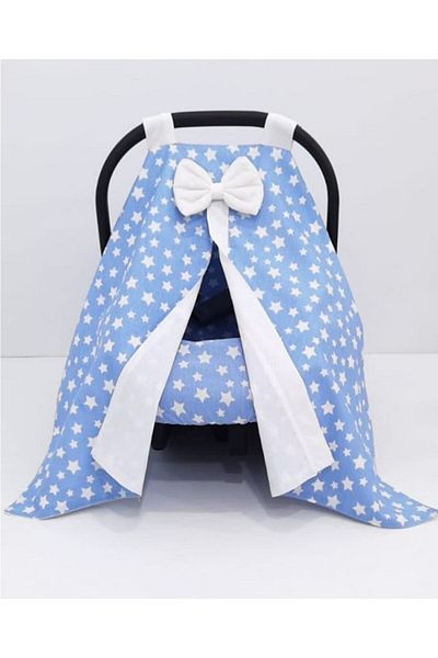 tiny plans Stroller Cover Blue Star