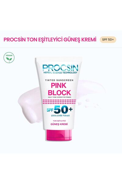 PROCSIN Pınk Block Aydınlatıcı Spf 50+ 50ml 3adet