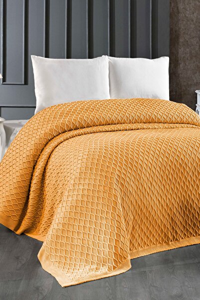 Evlen Home Акрилно плетено одеяло, двойно, 220 x 240 cm, покривало за легло, ...