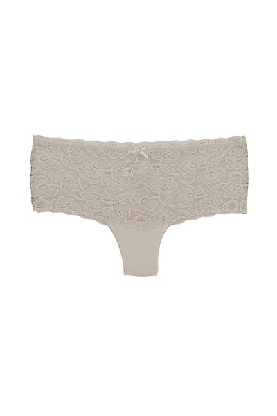 Zena Pantaloni scurti de damă din dantelă ecru