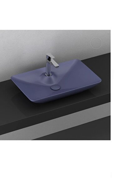 İsvea Sistema Y Clear Tezgah Üzeri Lavabo 65 Cm Mavi Extra Dekorsuz 10sy50065
