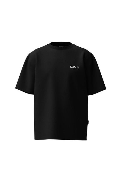 Shout Μπλουζάκι με λογότυπο Oversize Embroidery Basic Unisex