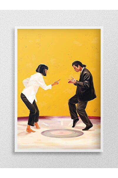 Mudi Store Pulp Fiction Dance Poster, Çerçevesiz Tv Film Poster