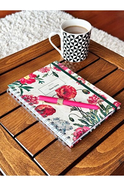 Victoria's Journals Spiralli Defter Sert Kapak 192 Sayfa 96 Yaprak 17x24 Cm 9...