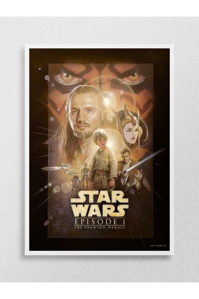 Mudi Store Star Wars Episode I: The Phantom Menace Poster, Çerçevesiz Tv Film...