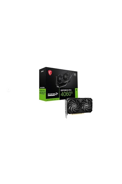 MSI Rtx 4060 Ti Ventus 2x Black Oc 8gb 128bit Gddr6