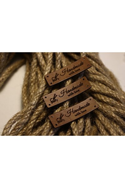 isimetiketim Deri Etiket 1,2*4 Cm 25 Adet Sd110