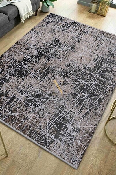 Royal Halı Royal Picasso Po13c Kahverengi Eskitme Dokuma Taban Halı