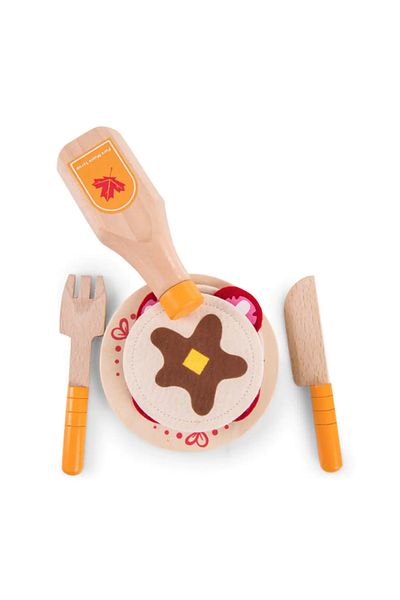 Hape Little Chef's Wooden Pancake Presentation Set