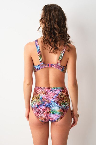 No Gossip Sasha Leoparo Printed Enhancing Bikini - Single Top 239107 -δ