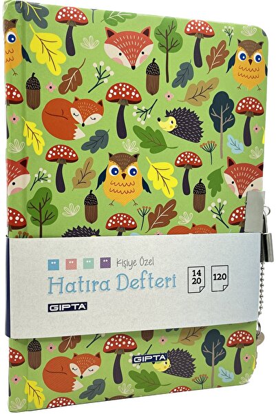 Gıpta Kilitli Hatıra Ve Günlük Defter Çizgisiz 2023 Model 14x20 120yp