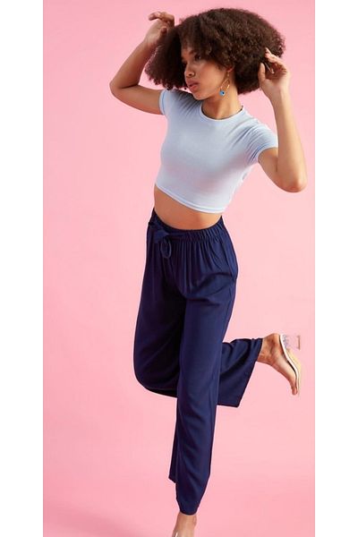 Serays moda Trousers Viscose Woven Fabric